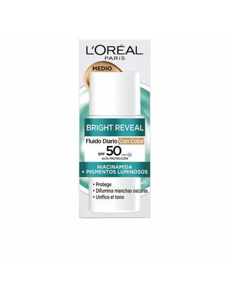 Facial Cream L'Oreal Make Up BRIGHT REVEAL NIACINAMIDA Spf 50 50 ml