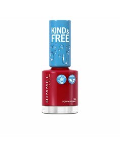 nail polish Rimmel London Kind & Free 156-poppy pop red (8 ml)