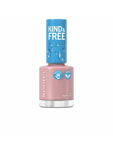 nail polish Rimmel London Kind & Free 154-milky bare (8 ml)