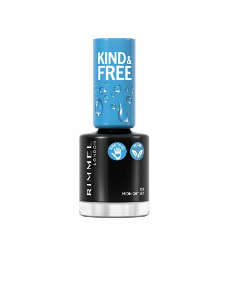nail polish Rimmel London Kind & Free 159-midnight sky (8 ml)