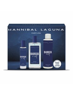 Men's Perfume Set Hannibal Laguna Barock & Roll 3 Pieces