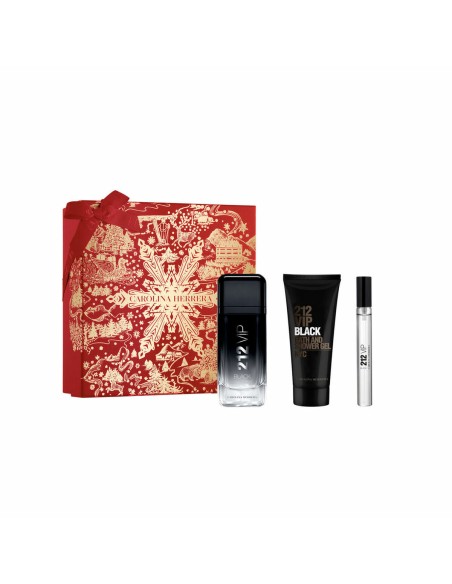 Women's Perfume Set Carolina Herrera 212 VIP MEN 3 Pieces