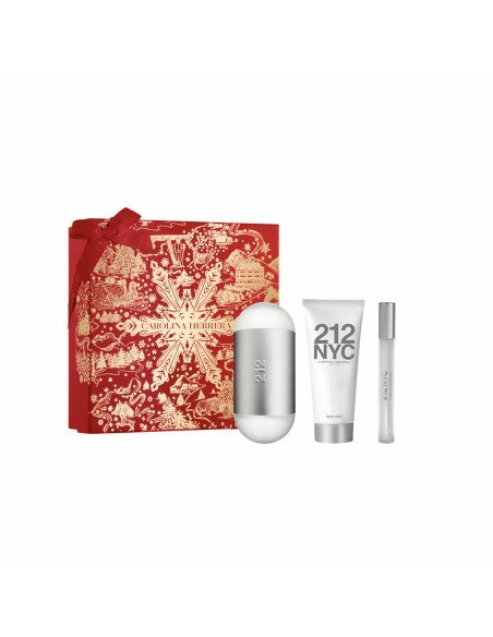 Women's Perfume Set Carolina Herrera 212 NYC FOR HER 3 Pieces