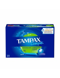 Super Tampons Tampax Compak 20 Units