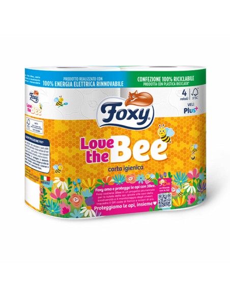 Toilet Roll Foxy Love the bee (4 Units)