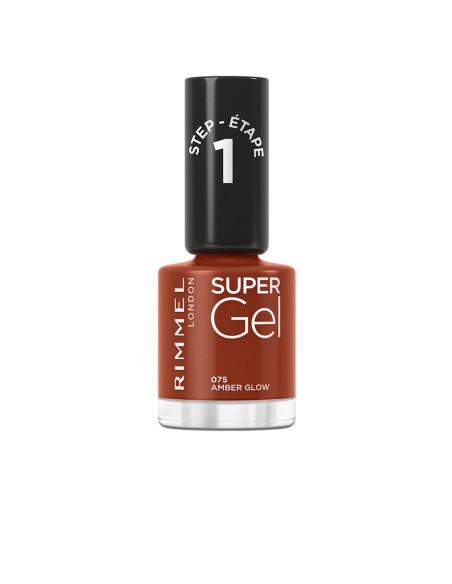 nail polish Rimmel London Super Gel Nº 075 Amber glow 12 ml