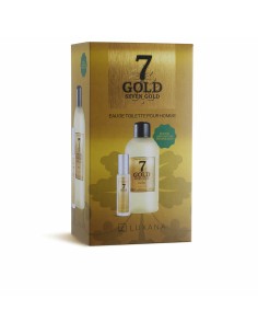Men's Perfume Set Luxana Seven Gold 2 Pieces