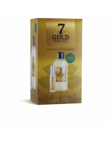 Men's Perfume Set Luxana Seven Gold 2 Pieces