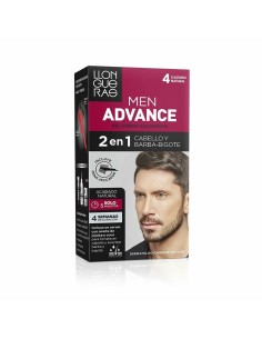 Colouring Cream Llongueras Men Advance Semi-permanent 4 - Ash Chestnut (4 pcs)