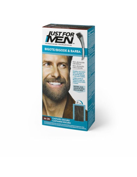 Shampoo Dye Just For Men Colorante Beard/Moustache Dark Brown 15 ml