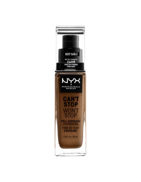 Crème Make-up Base NYX Can't Stop Won't Stop Deep Sable (30 ml)