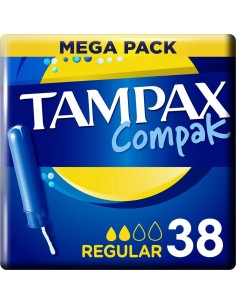 Regular Tampons Tampax Compak 38 unidades