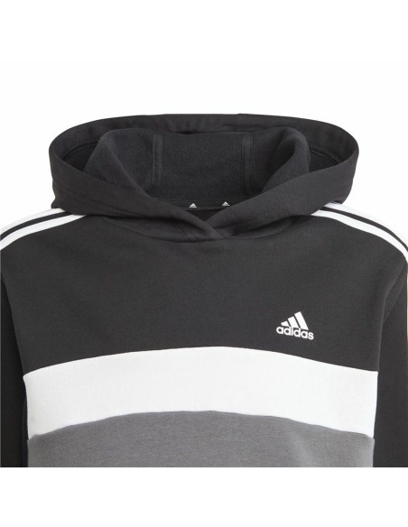 Women's Tracksuit Adidas Tiberio 3- Stripes Colorblock Black Grey