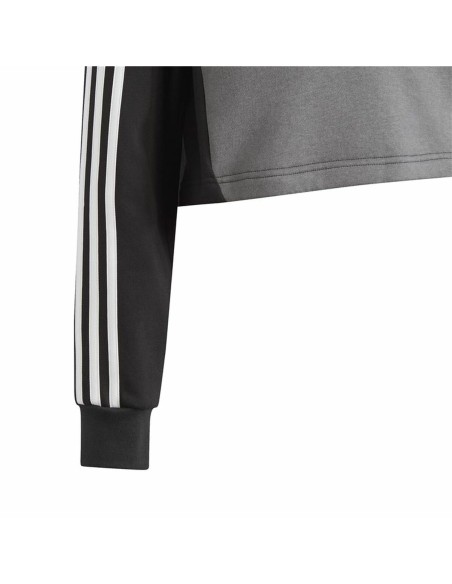Women's Tracksuit Adidas Tiberio 3- Stripes Colorblock Black Grey