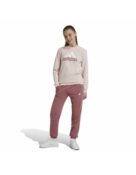 Women's Tracksuit Adidas Essentials Big Logo French Terry Pink