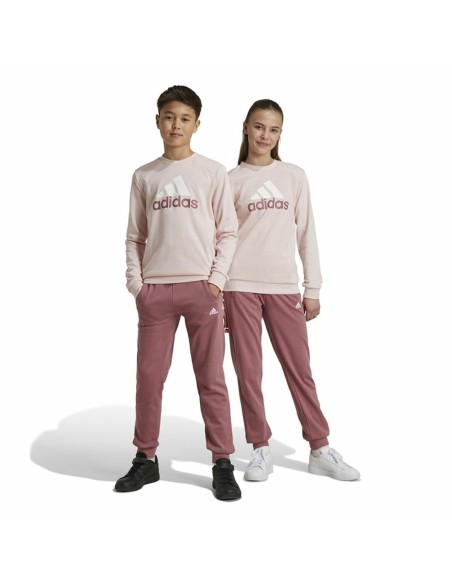 Women's Tracksuit Adidas Essentials Big Logo French Terry Pink