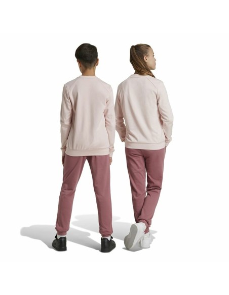 Women's Tracksuit Adidas Essentials Big Logo French Terry Pink