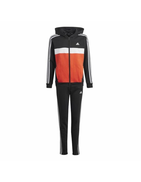 Women's Tracksuit Adidas Tiberio 3-Stripes Colorblock Fleece Black Red