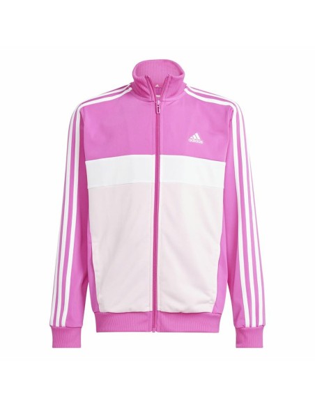 Women's Tracksuit Adidas 3Stripes Tiberio Black Dark pink