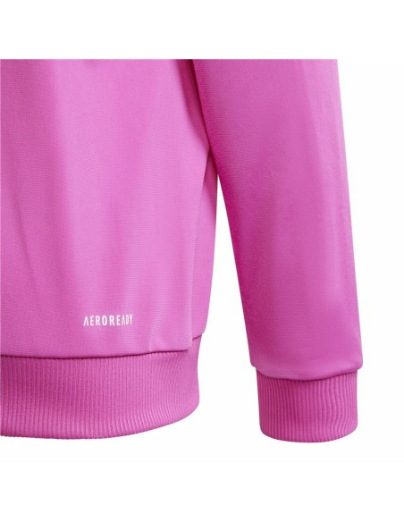 Women's Tracksuit Adidas 3Stripes Tiberio Black Dark pink