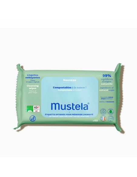 Moist Wipes Mustela BIO MUSTELA (60 Units)
