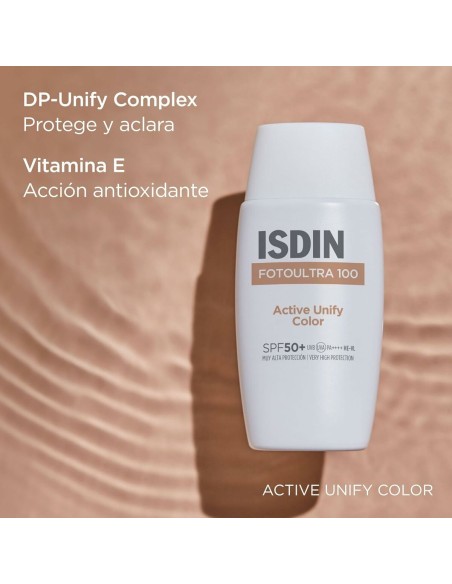Sun Protection with Colour Isdin FOTO ULTRA 100 Spf 50+ 50 ml