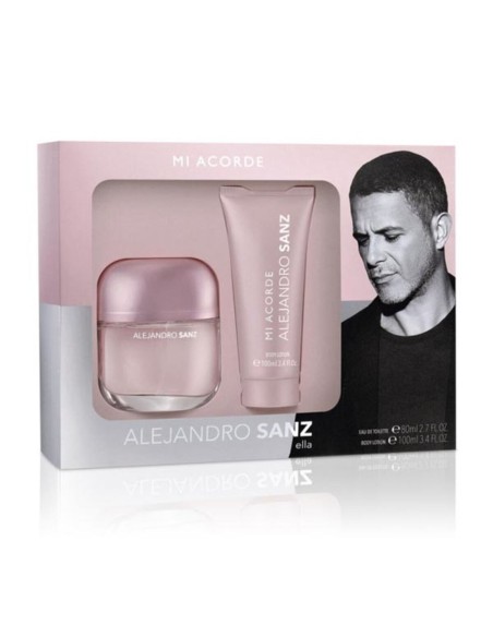 Women's Perfume Set Mi Acorde Alejandro Sanz BF-8436581940787_Vendor (2 pcs) 2 Pieces