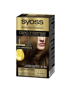 Permanent Dye   Syoss Olio Intense Ammonia-free Nº 5,86 Brown Caramel
