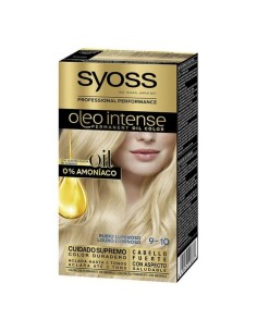 Permanent Dye   Syoss Olio Intense Ammonia-free Nº 9,10 Luminous Blonde