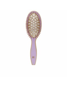 Detangling Hairbrush Ilū Bamboom Purple Medium Oval