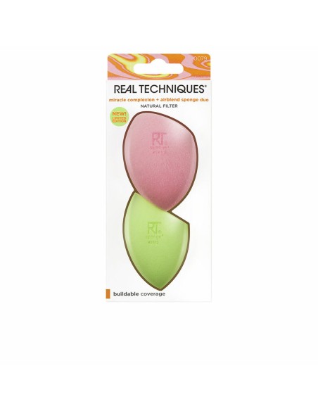 Make-up Sponge Real Techniques Miracle Complexion Airblend Limited edition (2 Units)