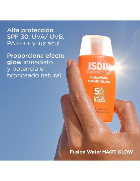 Facial Sun Cream Isdin Fusion Water Magic Glow Spf 30 50 ml