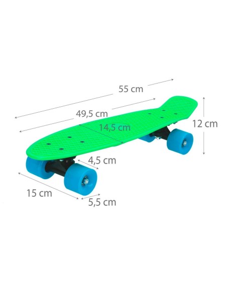 Skateboard Colorbaby Green (6 Units)