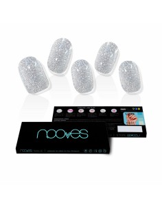 Gel Nail Foils Nooves Glitter grey (20 Units)