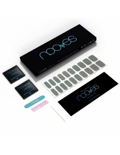 Gel Nail Foils Nooves Glitter grey (20 Units) 2