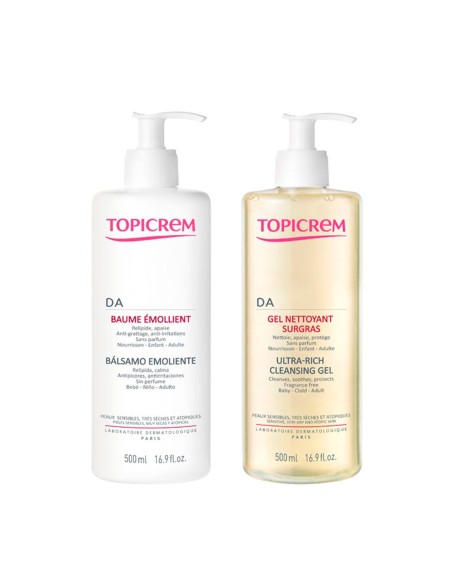 Cosmetic Set Topicrem DA TOPICREM 2 Pieces