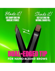 Eyebrow Pencil NYX BLADE & SHADE NANO Nº 03-Cool Ash Brown 2