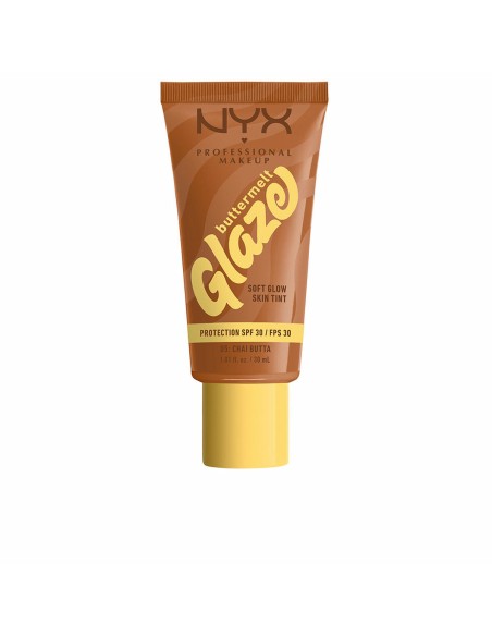 Sun Protection with Colour NYX BUTTERMELT GLAZE Nº 05-Chai Butta Spf 30 30 ml
