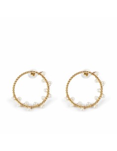 Ladies' Earrings Shabama Shima Brass gold-plated 4 cm