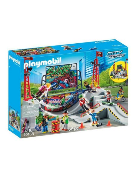 Playset City Action Skate Park Playmobil 70168 (68 pcs)