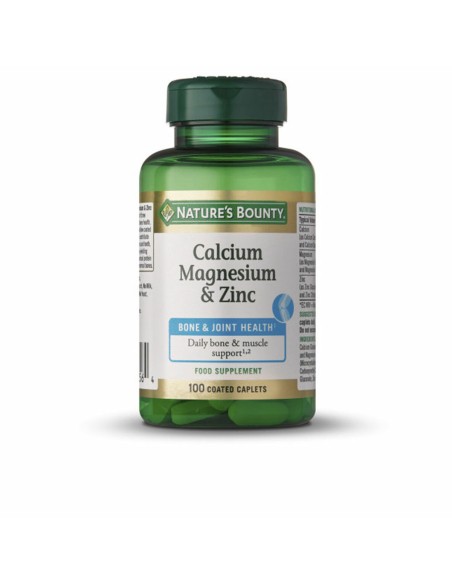 Capsules Nature's Bounty Calcio Zinc Calcium Zinc Magnesium 100 Units