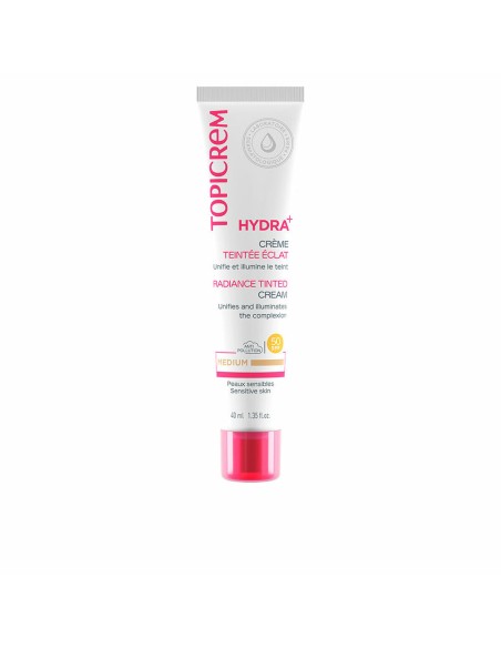 Highlighting Cream Topicrem Hydra+ Medium Spf 50 40 ml