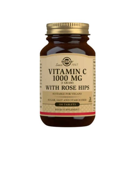 Rose Hips + Vitamin C Solgar Rose Hips C (100 uds)