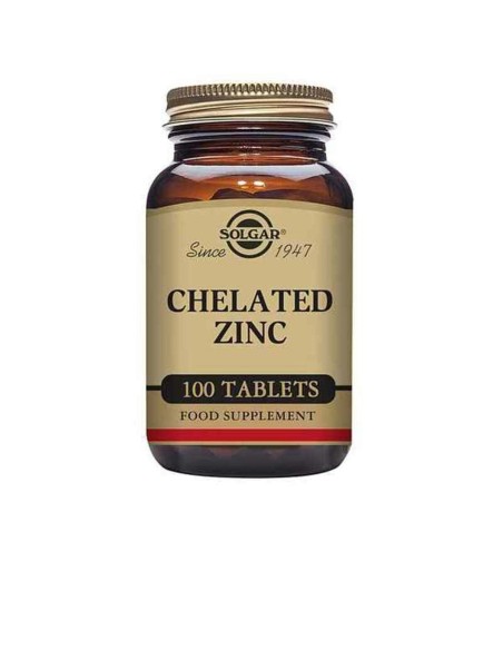 Chelated Zinc Solgar Zinc Quelado (100 uds)