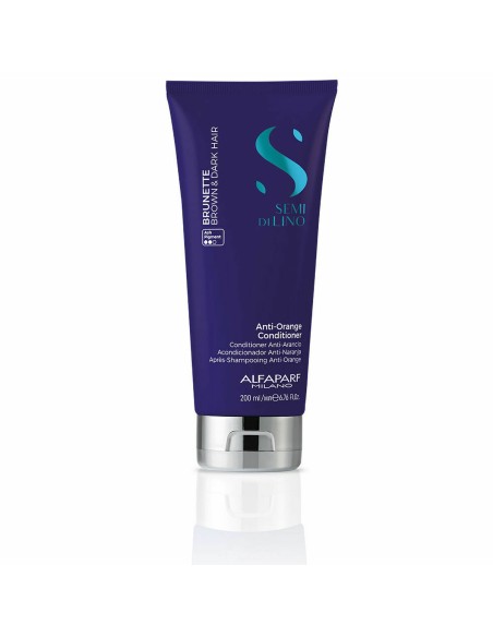 Colour Neutralising Conditioner Alfaparf Milano Semi Di Lino Dark Hair (200 ml)