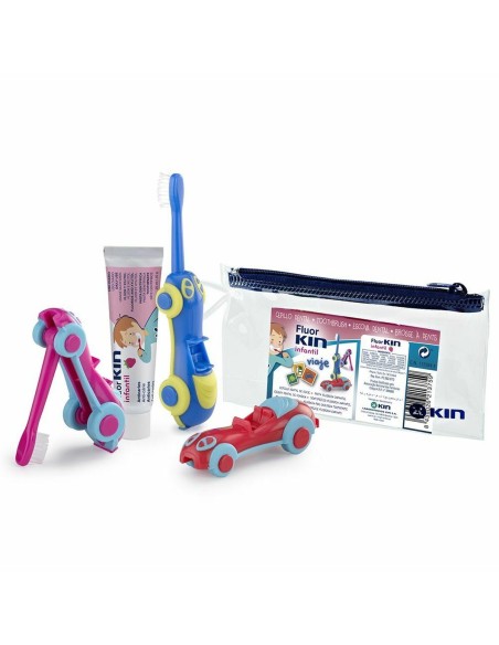 Set Oral Care for Kids Kin Fluorkin Car (3 Pieces)