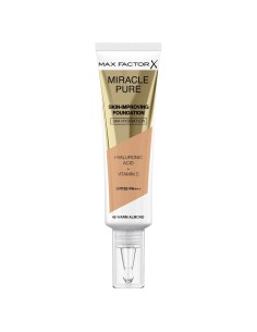 Crème Make-up Base Max Factor Miracle Pure Nº 45 Warm almond Spf 30 30 ml
