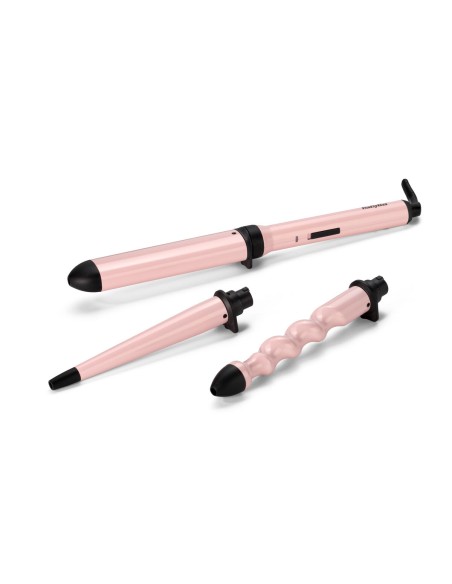Curling Tongs Babyliss Curl and Wave Trio Ceramic Pink