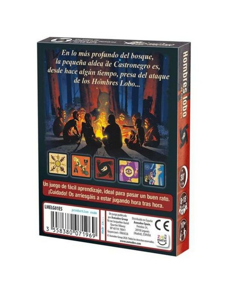 Educational Game Los Hombres Lobo de Castronegro Asmodee ASMWER01ES (ES)