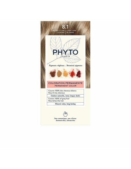 Permanent Colour Phyto Paris PHYTOCOLOR 8.1-Rubio Claro Cendre